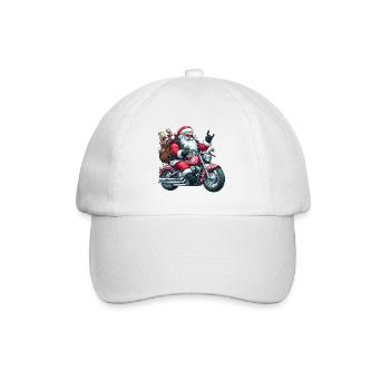 santa moto 5 - Casquette classique - blanc/blanc - Devant