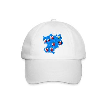 Région Rhône-Alpes - Casquette classique - blanc/blanc - Devant