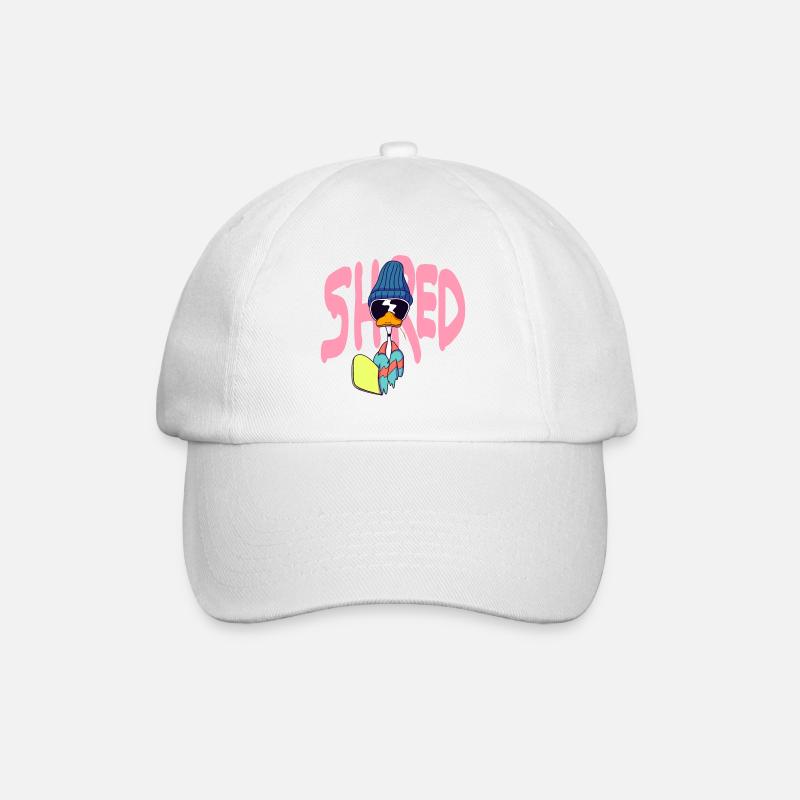 Shred - Baseball Cap - white/white