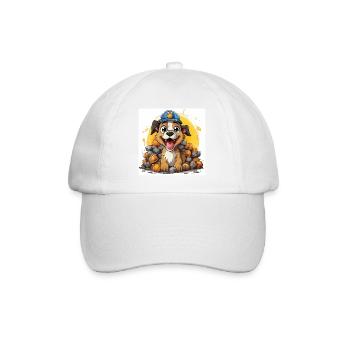 Le constructeur canin - Casquette classique - blanc/blanc - Devant