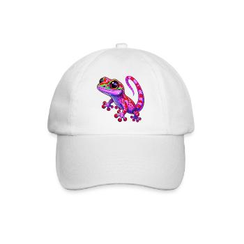 Gecko - Baseballkappe - Weiß/Weiß - Vorne