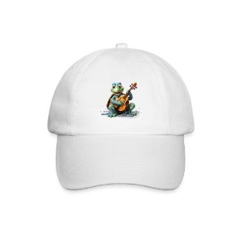 Le violoniste lent - Casquette classique - blanc/blanc - Devant