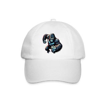 Gorilla - Baseball Cap - white/white - Front