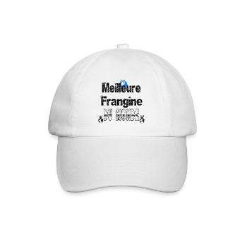 Meilleure Frangine du Monde - Casquette classique - blanc/blanc - Devant