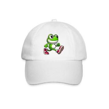 Grenouille - Casquette classique - blanc/blanc - Devant