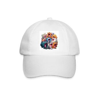The Karaoke Crazies - Baseball Cap - white/white - Front