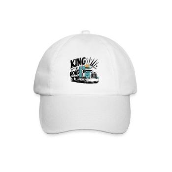 King of the Road - Baseballkappe - Weiß/Weiß - Vorne