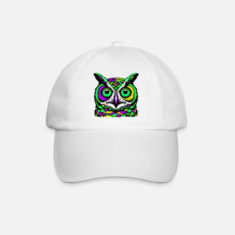 Hibou - Casquette classique - blanc/blanc