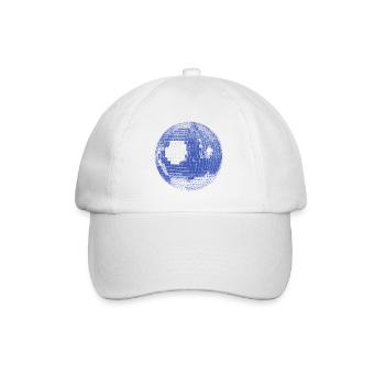 Disco Ball – Retro Party Vibes - Baseball Cap - white/white - Front