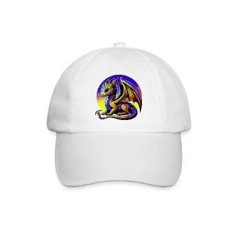 Dragon - Baseball Cap - white/white - Front