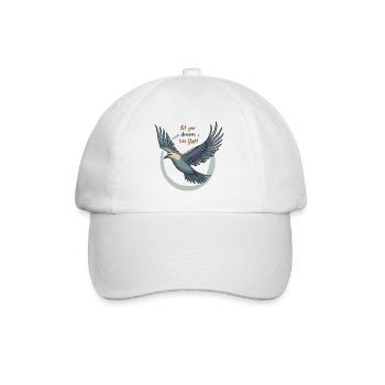Laissez vos rêves prendre leur envol Oiseau mouette - Casquette classique - blanc/blanc - Devant
