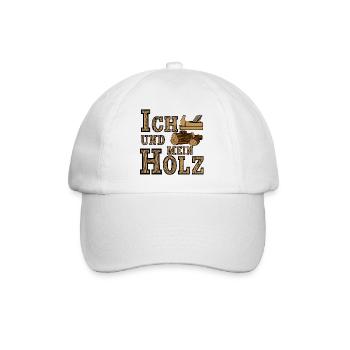 Charpentier, charpentier, moi et mon bois (25) - Casquette classique - blanc/blanc - Devant
