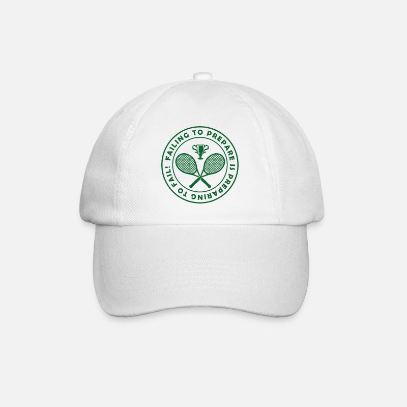 Vorbereitung Siegt – Tennis - Baseballkappe - Weiß/Weiß