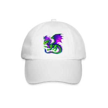 Dragon - Baseball Cap - white/white - Front