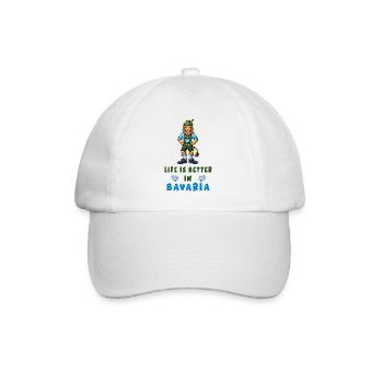 Lion bavarois - Casquette classique - blanc/blanc - Devant