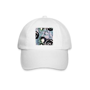 Formes dessinées à la main - Casquette classique - blanc/blanc - Devant
