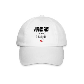 J'Peux Pas Je suis Frangin - Casquette classique - blanc/blanc - Devant