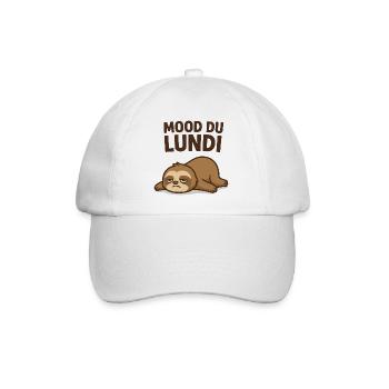 mood du lundi - Casquette classique - blanc/blanc - Devant