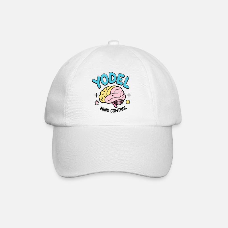 Yodel Mind Control - Baseball Cap - white/white
