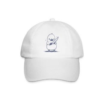 Knifechick - Baseball Cap - white/white - Front