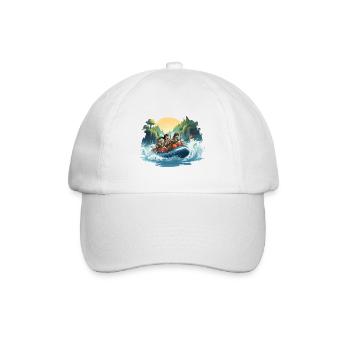 Les Raiders des Rapides - Casquette classique - blanc/blanc - Devant