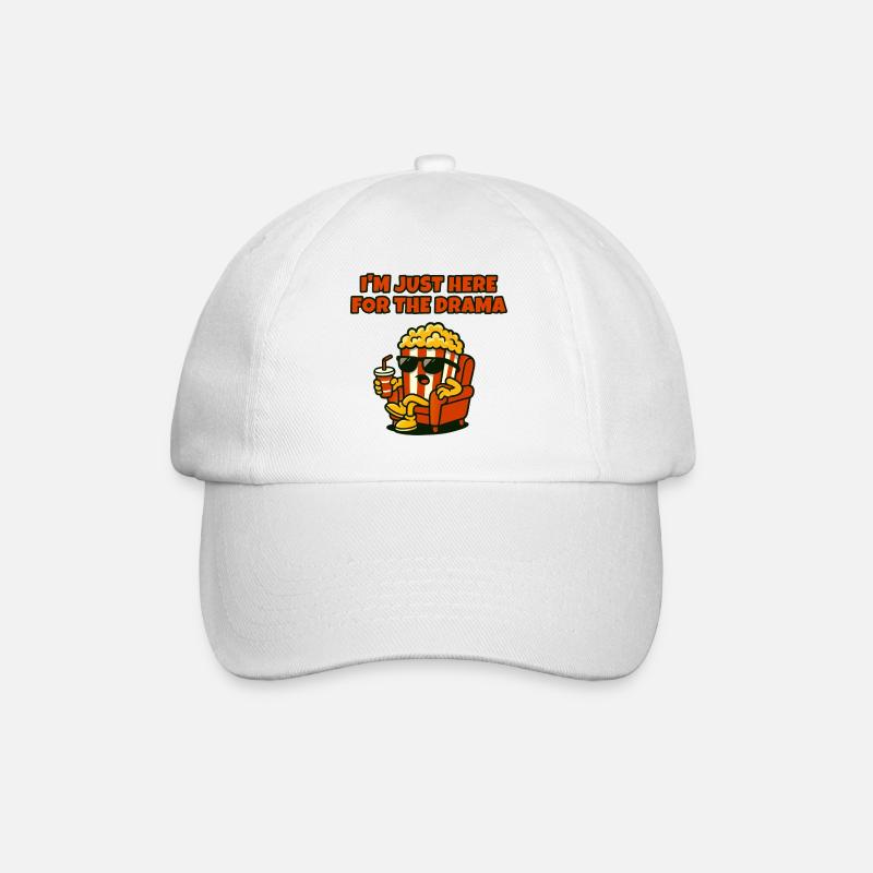 Popcorn Diva Drama - Casquette classique - blanc/blanc