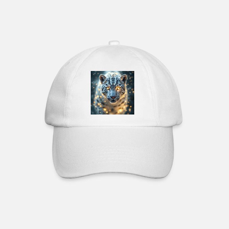 Power Animal White Leopard - Baseball Cap - white/white