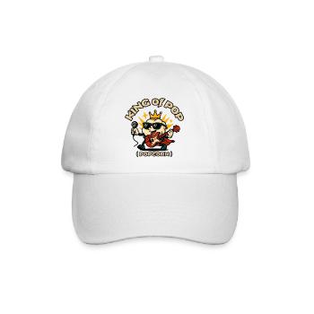 Roi du Popcorn Rock - Casquette classique - blanc/blanc - Devant