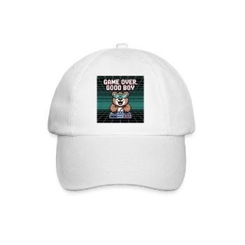 Retro Gaming Cute DJ Bear - Baseball Cap - white/white - Front