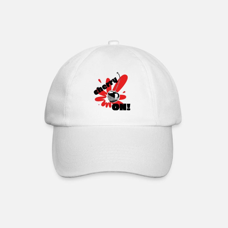 Cerise sur le gâteau ! - Casquette classique - blanc/blanc