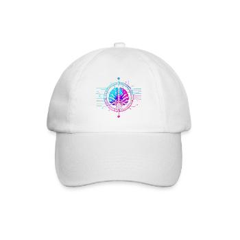 Futuristische Geestkunst Ontwerp - Casquette classique - blanc/blanc - Devant