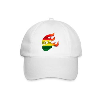 Bolivia Flag - Bolivia - Ninja - Baseball Cap - white/white - Front