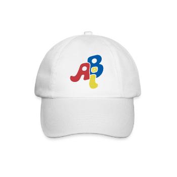Abi 25 - Abitur - Geschenk - Baseballkappe - Weiß/Weiß - Vorne