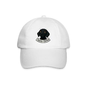 Schweißhund Tante Cäthe - Baseballkappe - Weiß/Weiß - Vorne