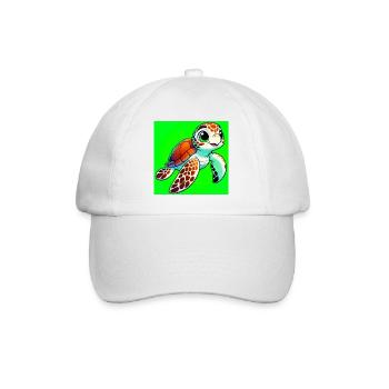 tortue - Casquette classique - blanc/blanc - Devant