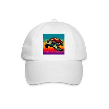 turtle - Baseball Cap - white/white - Front