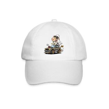Moutons fantaisistes rugissants - Casquette classique - blanc/blanc - Devant