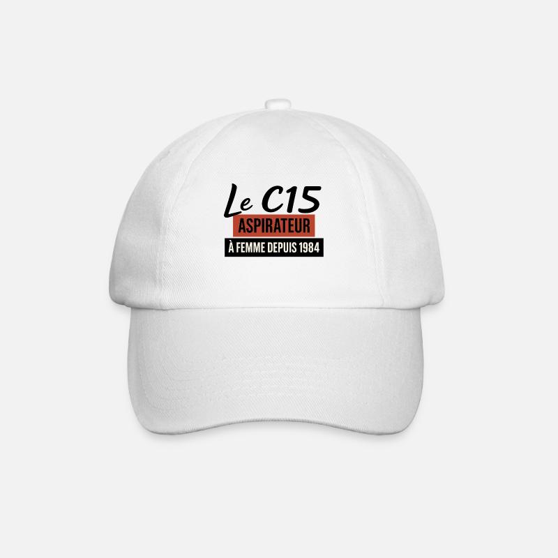 C15 - Casquette classique - blanc/blanc