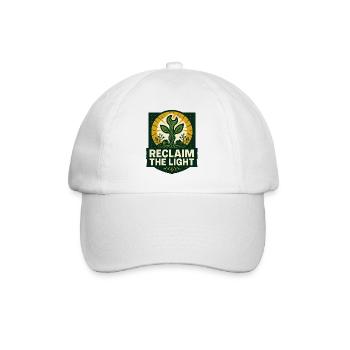 Reclaim the Light – Solarpunk - Baseball Cap - white/white - Front