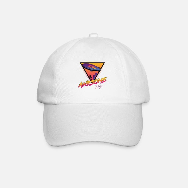 Luftschiff - Baseballkappe - Weiß/Weiß