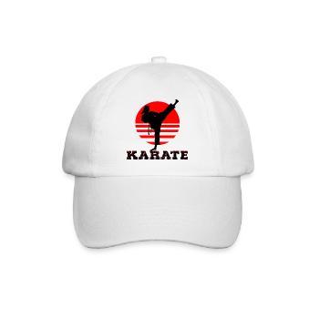 Karate - Baseballkappe - Weiß/Weiß - Vorne