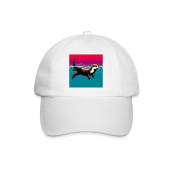 loutre - Casquette classique - blanc/blanc - Devant