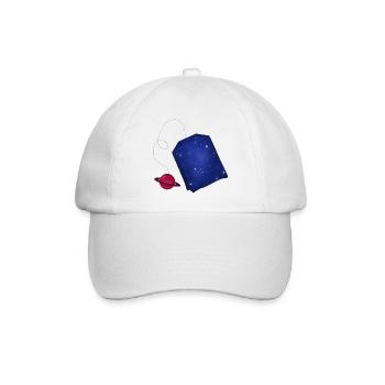 Space Tea - Baseball Cap - white/white - Front