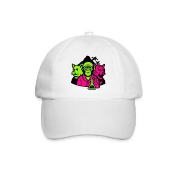 Île étrange - Casquette classique - blanc/blanc - Devant