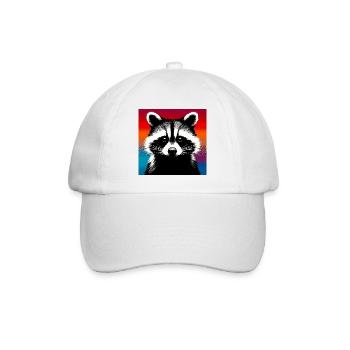 Raton laveur - Casquette classique - blanc/blanc - Devant