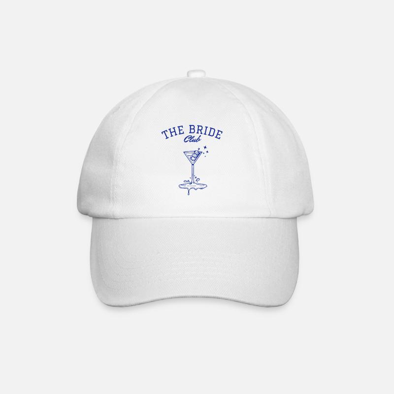Elegant Women's Evening Cocktail Design - Baseball Cap - white/white