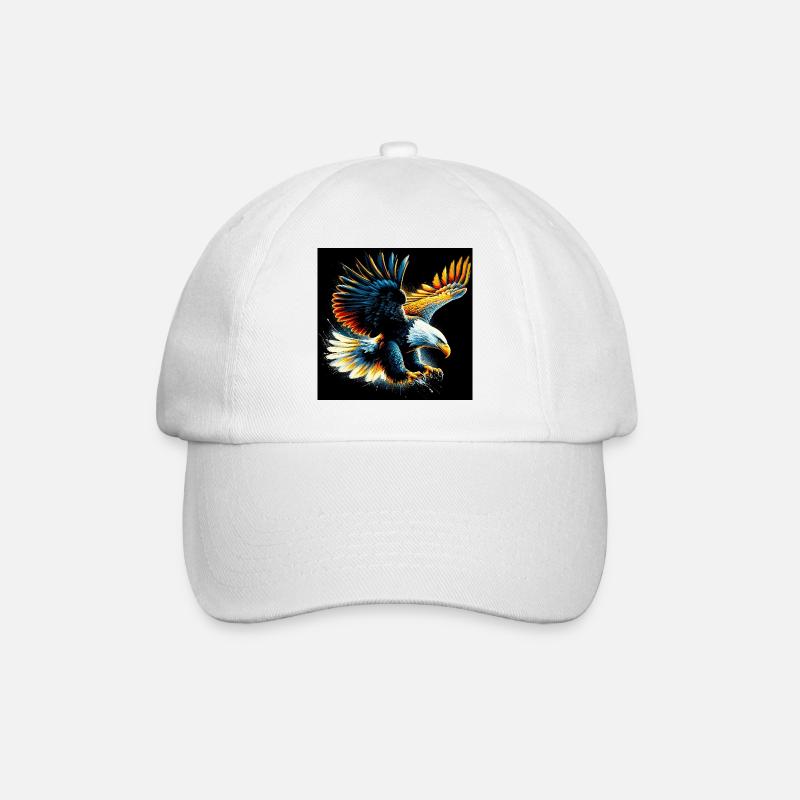 Adler - Baseballkappe - Weiß/Weiß