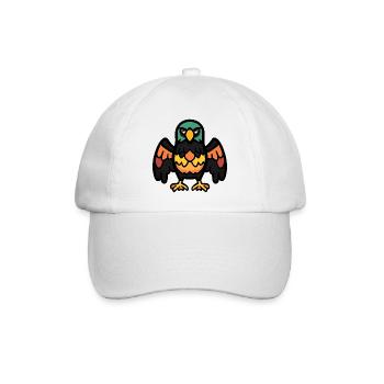 Aigle Halloween Bande Dessinée Drôle - Casquette classique - blanc/blanc - Devant
