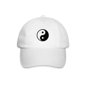 YinYang Silhouette - Casquette classique - blanc/blanc - Devant