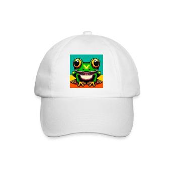 grenouille - Casquette classique - blanc/blanc - Devant